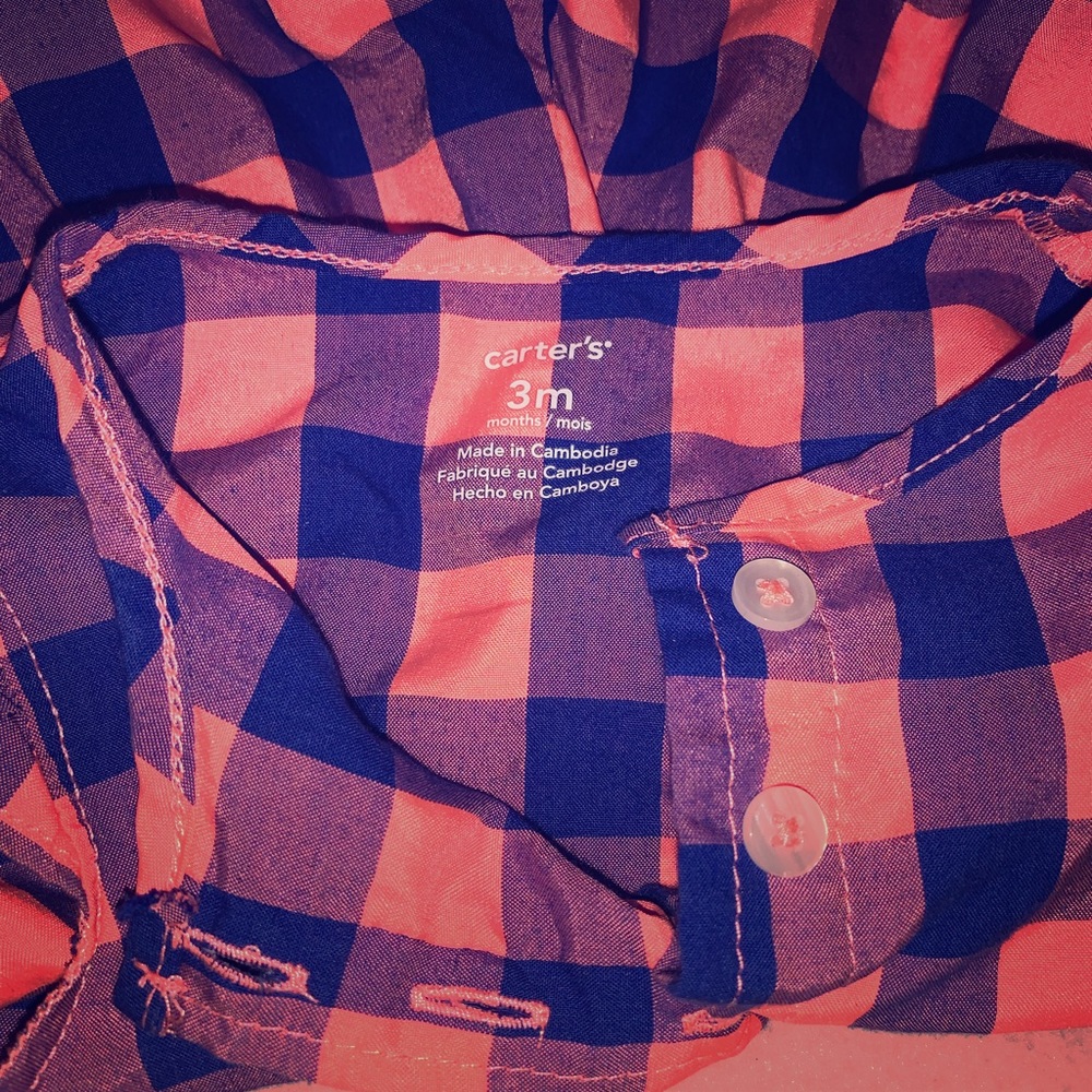 Carters babygirl romper